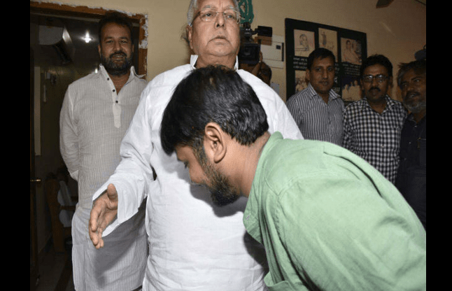 kanhaiya kumar and lalu