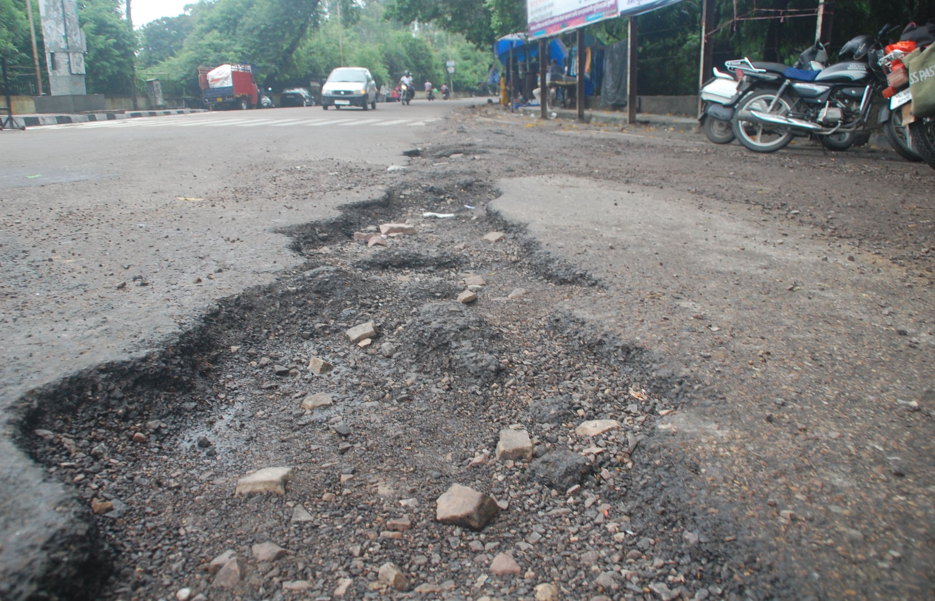 Damaged Road In Kota