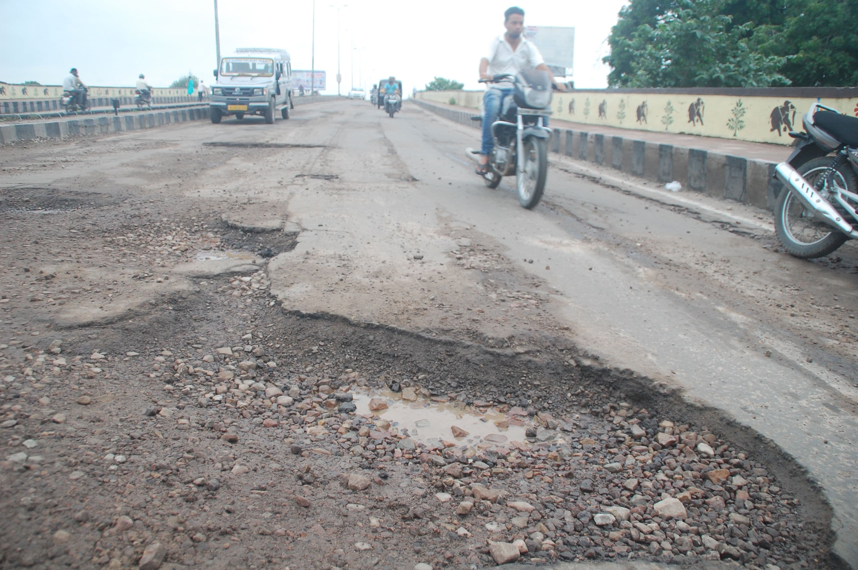 Damaged Road In Kota