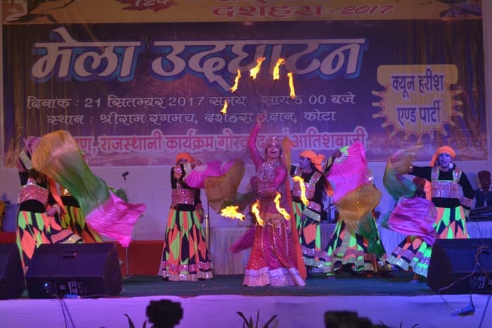 Cultural Program in Dussehra Fair of Kota