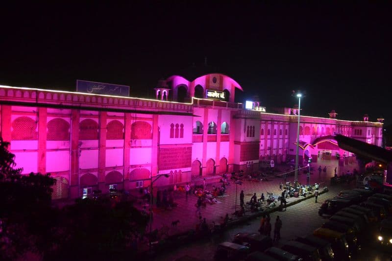 beautiful pics of ajmer railway station lighting