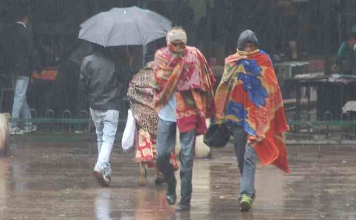 Rain in Winter Season in Kota