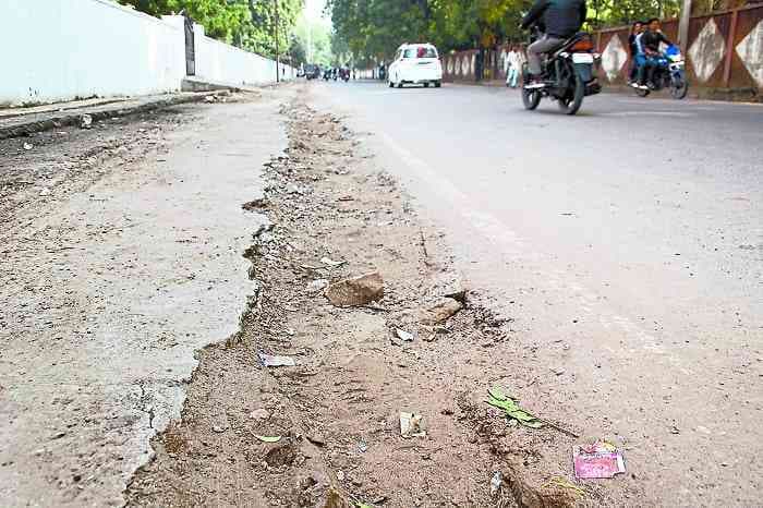 Damaged Road in Kota