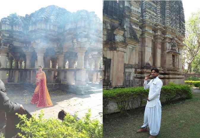 Film Shooting in Badoli Temple in Rawatbhata