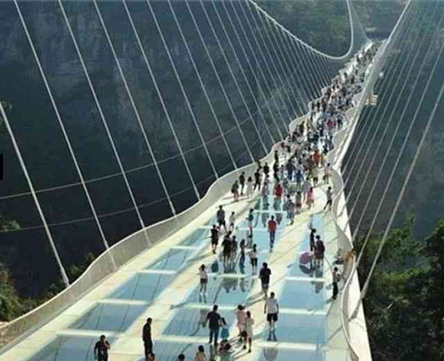 Most Dangerous glass Bridge in China