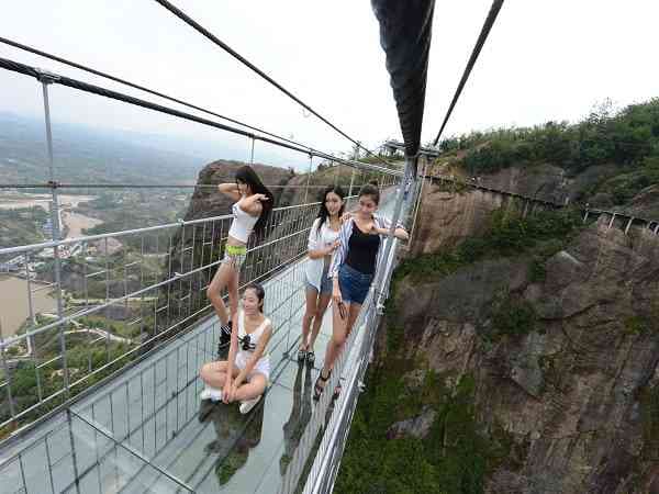 Most Dangerous glass Bridge in China