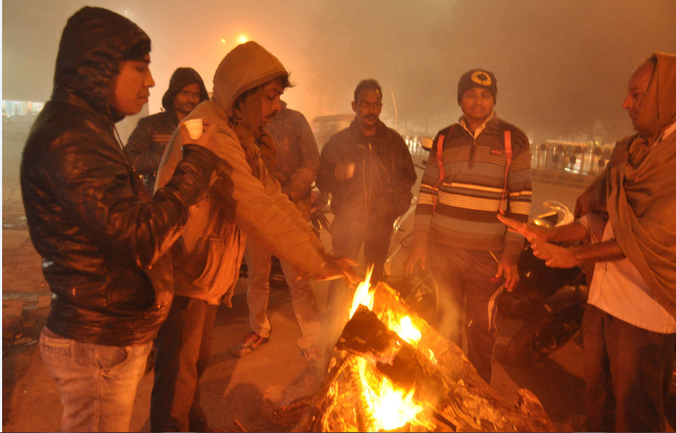 foggy north india