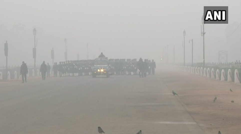 foggy north india