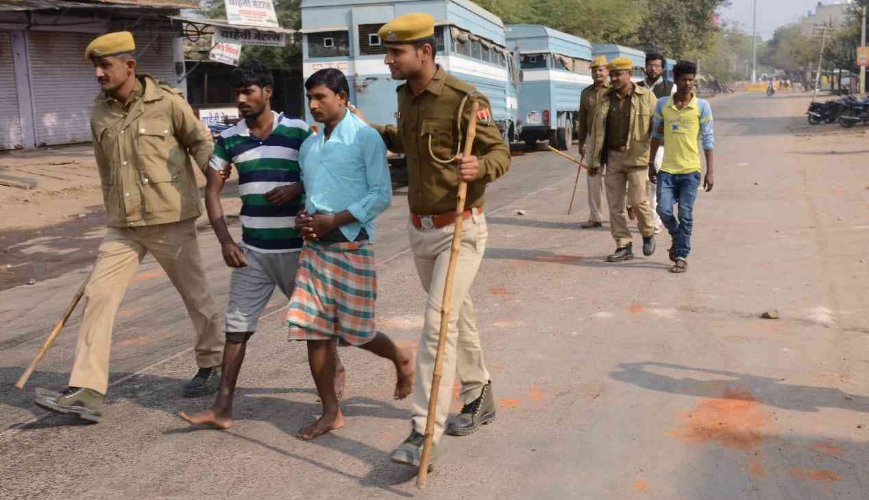 protest in Bundi