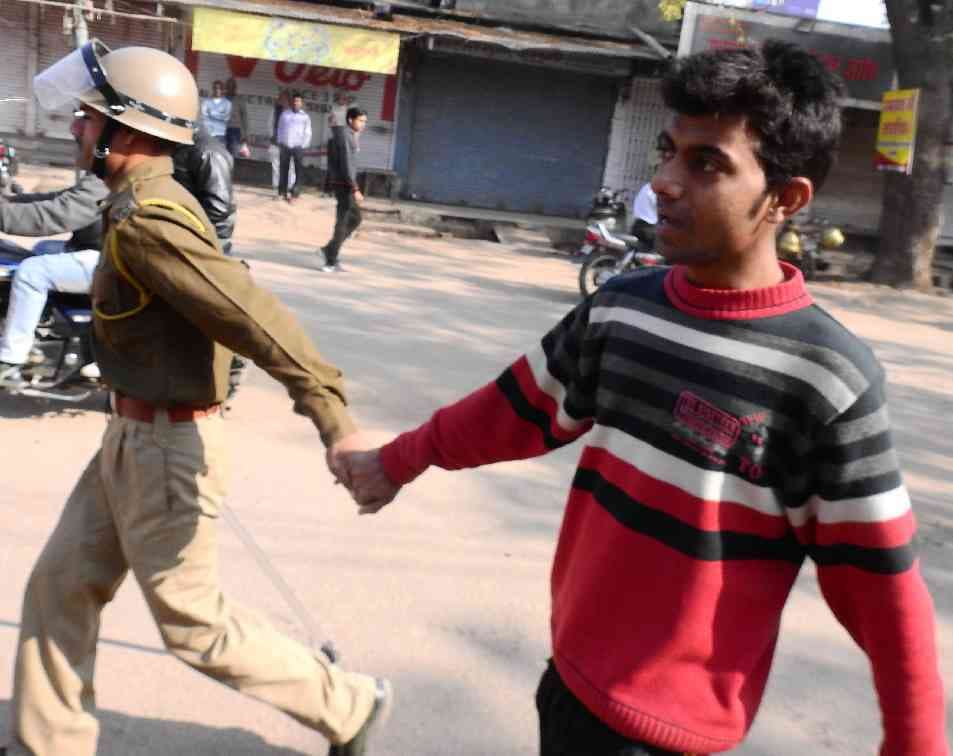 protest in Bundi