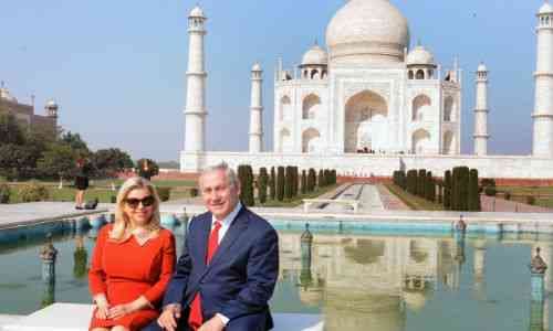 netanyahu taj mahal visit