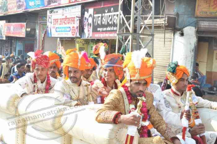 Bhilwara, Bhilwara news, Mass marriage Ravna Rajput society in bhilwara, Latest news in bhilwara, Bhilwara News in hindi, Hindi News in bhilwara, Latest hindi news in bhilwara