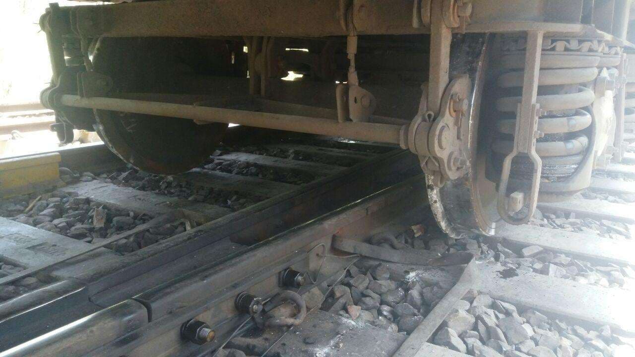 TRAIN DERAILED NEAR ALWAR JUNCTION