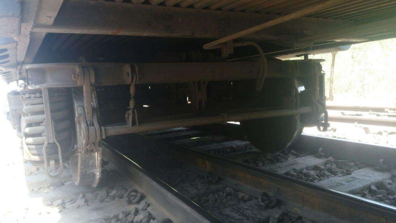 TRAIN DERAILED NEAR ALWAR JUNCTION