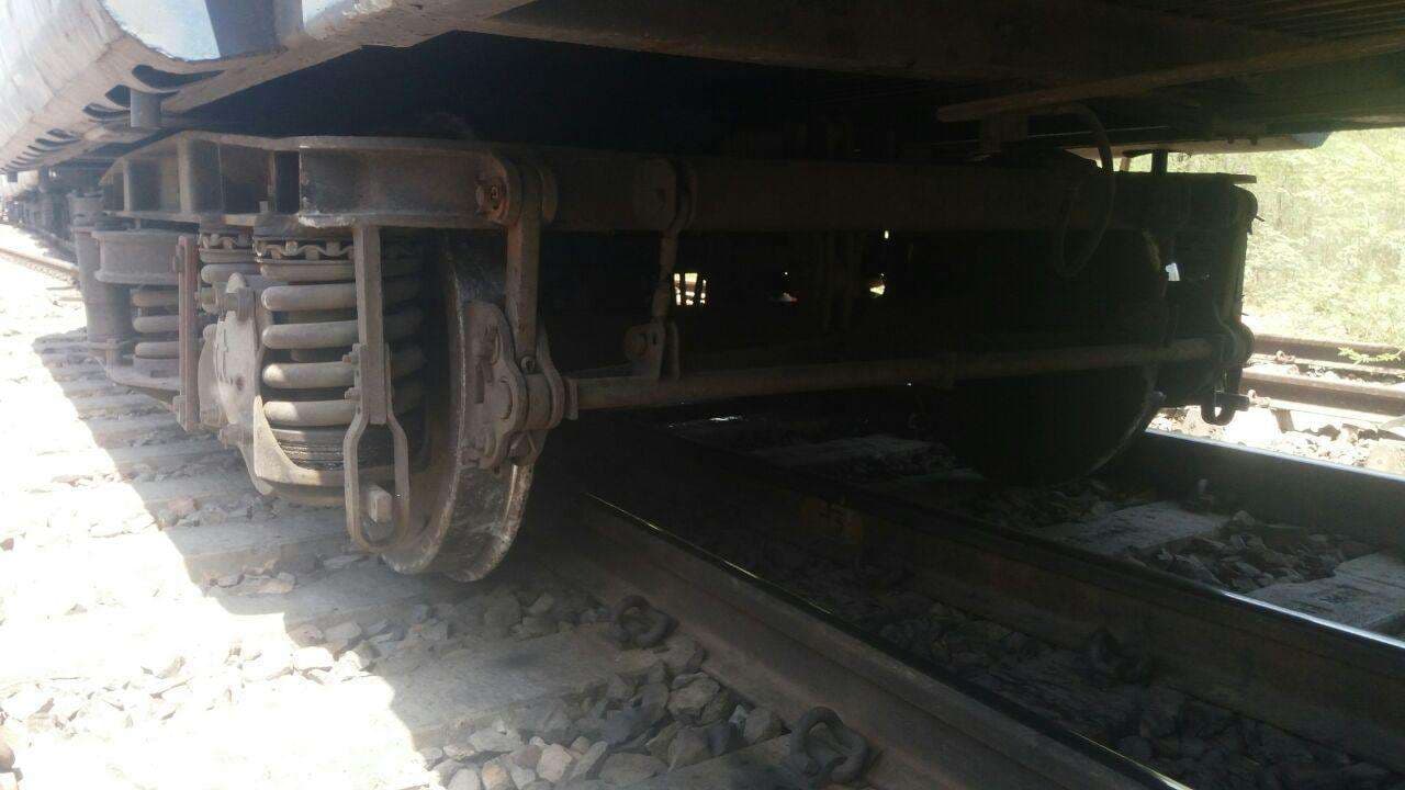 TRAIN DERAILED NEAR ALWAR JUNCTION