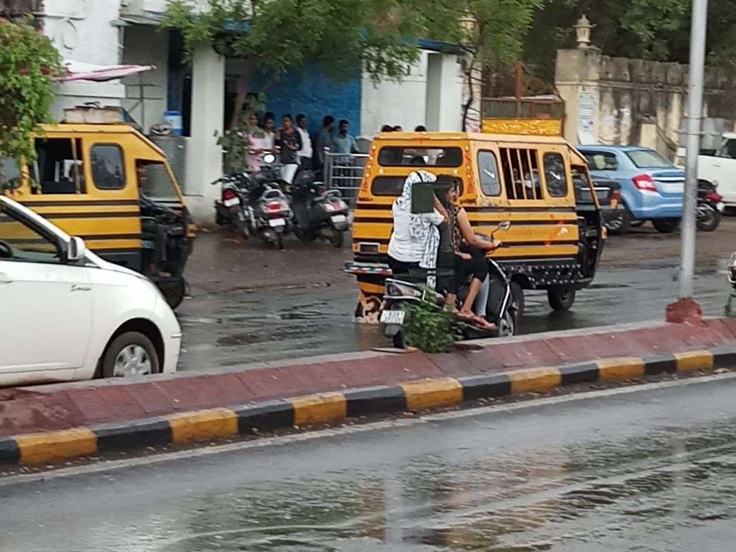 rain in udaipur