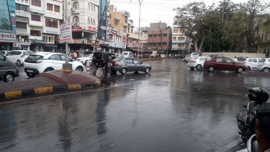 rain in udaipur