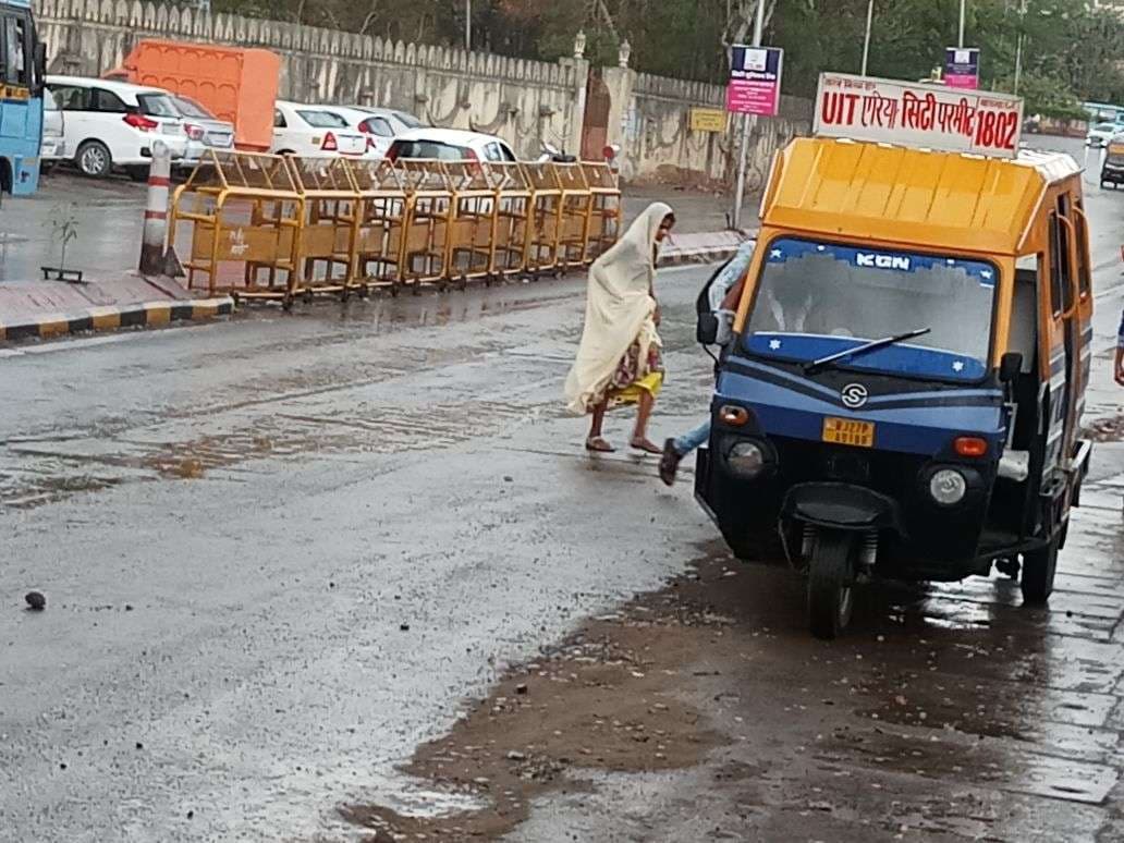 rain in udaipur