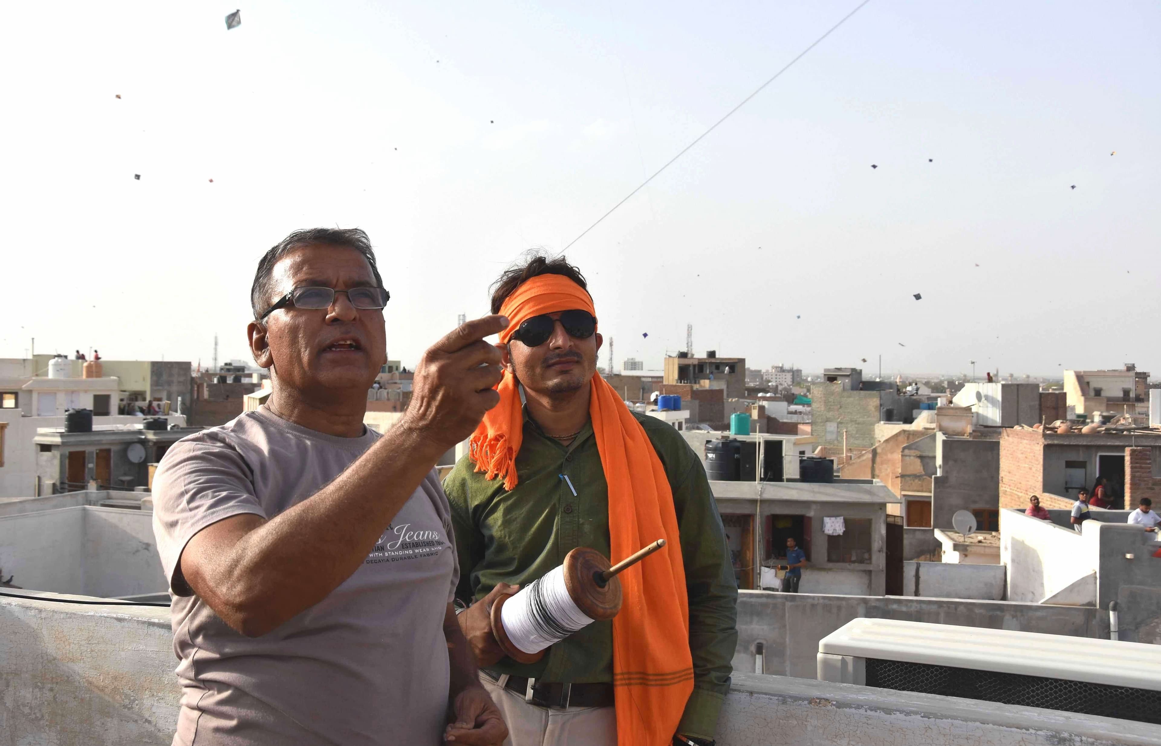 kites flying