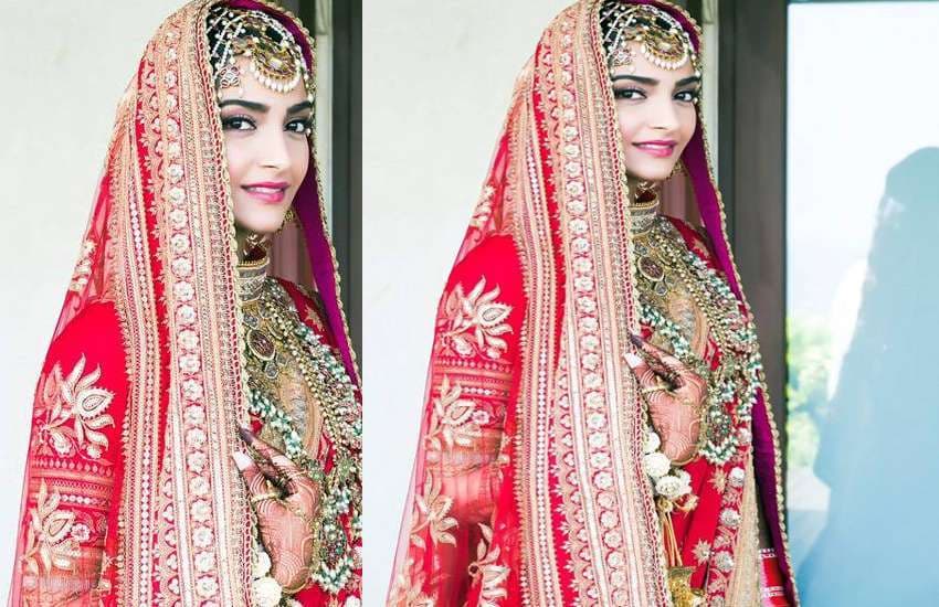 sonam kapoor wedding dress 