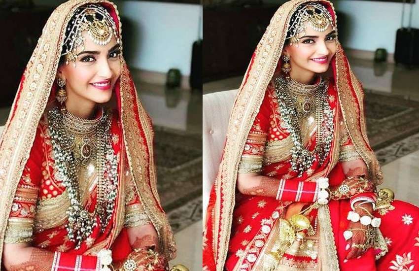 sonam kapoor dulhan dress