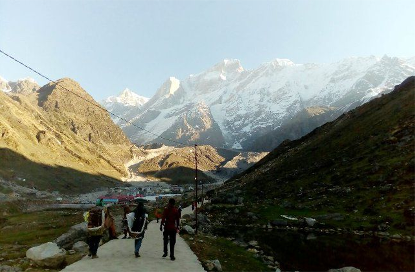 kedarnath temple path  file photo