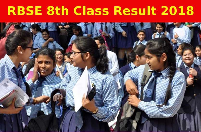 RBSE 8th class result 2018