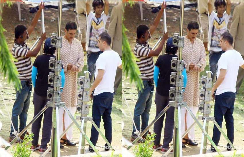 akshay kumar gold movie set