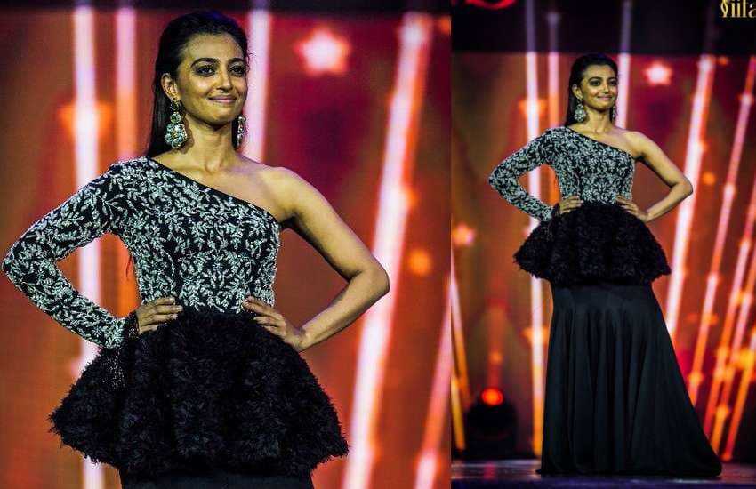  IIFA rocks 2018 diana penty and radhika apte ramp walk photos