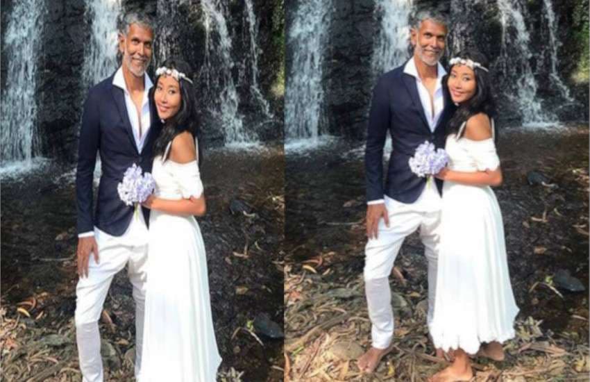 milind soman and ankita marry again barefoot wedding in spain