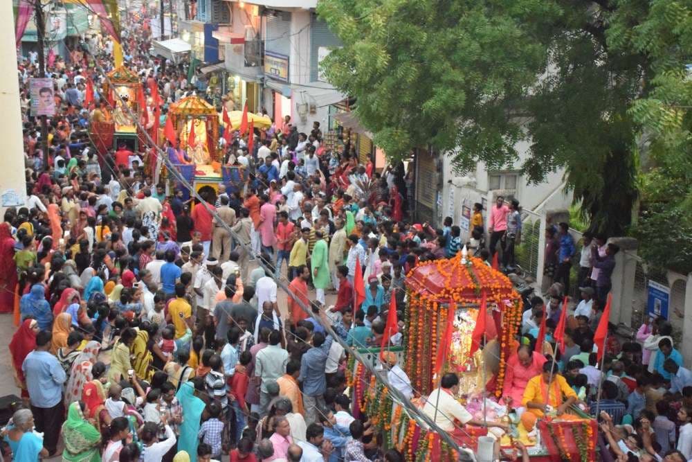 Jagannath swami Rath Yatra expelled in panna mp