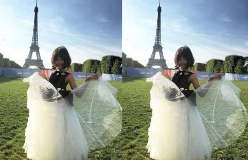 aishwarya rai bachchan share a photo with aaradhya of paris