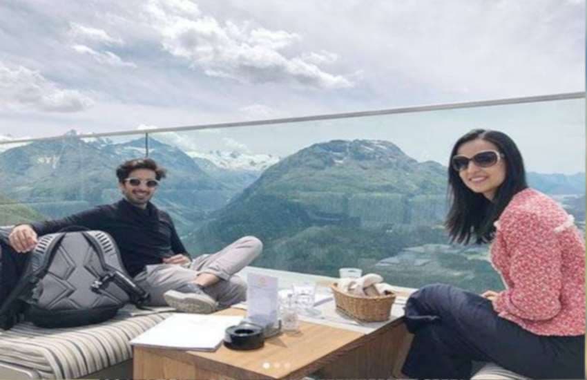 sanaya irani and mohit sehgal in switzerland for holiday share pics