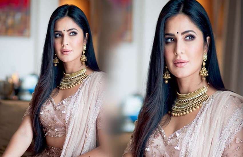 katrina kaif latest photo in peach lehenga goes viral