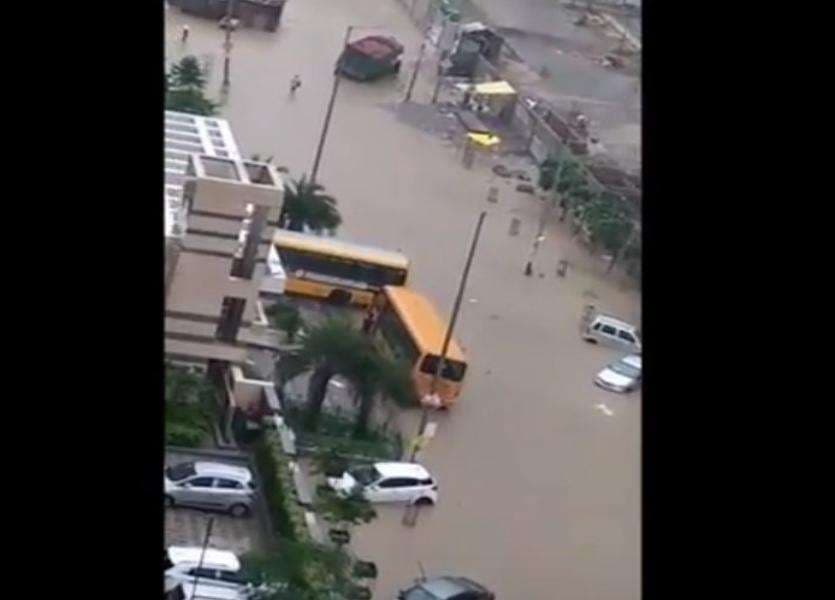 water logging on road news