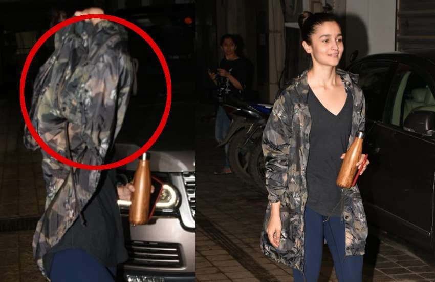 alia bhatt hiding her face infront of camera photos viral