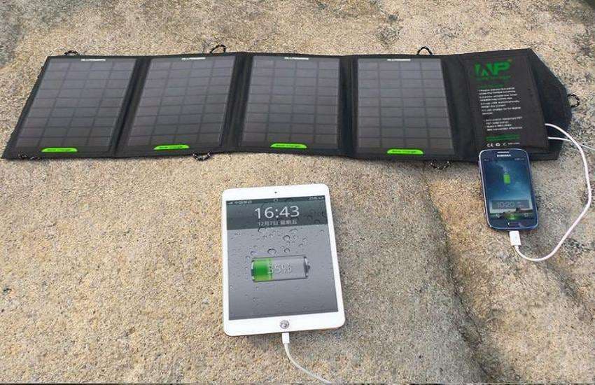 solar charging pad