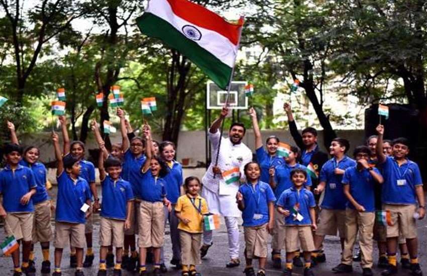 independence day 2018: ranveer singh photos with children on 15 august