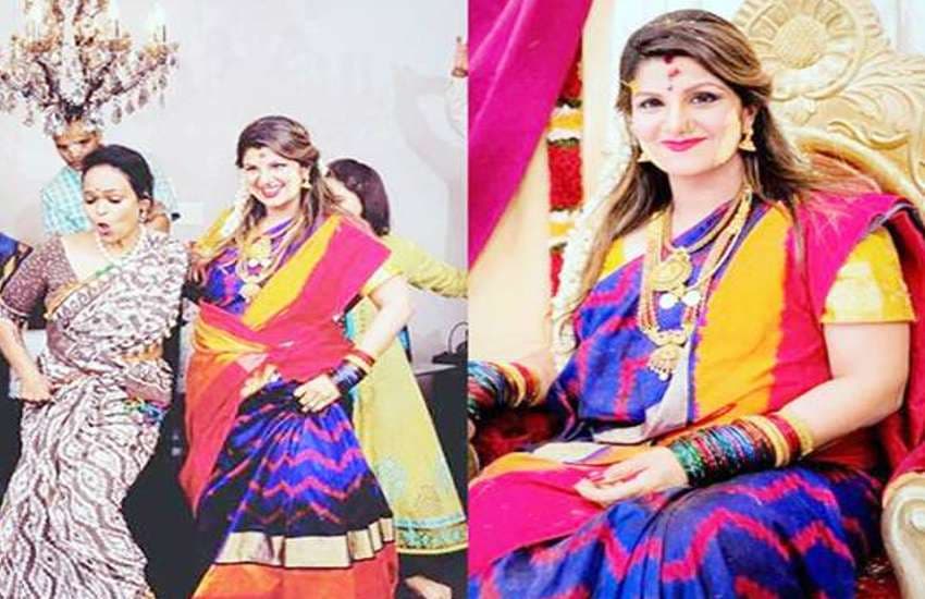 pregnant rambha dance photos at her baby shower