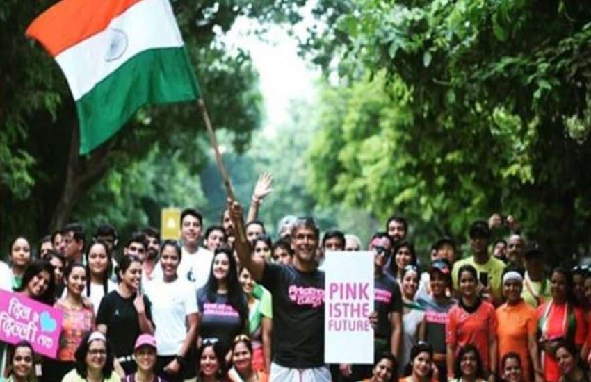 milind soman completes 72 km race to celebrate 72 independence day