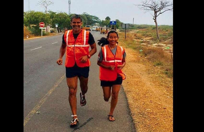 milind soman completes 72 km race to celebrate 72 independence day