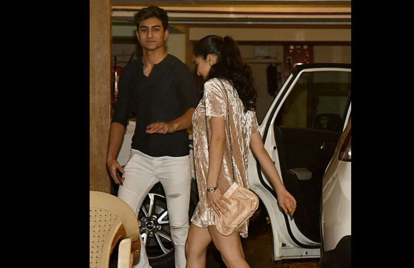 sara ali khan photos on saif ali khan birthday