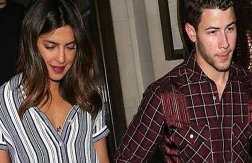 priyanka chopra and nick jonas with family pooja and ring ceremony