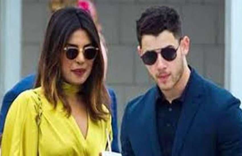 priyanka chopra and nick jonas with family pooja and ring ceremony