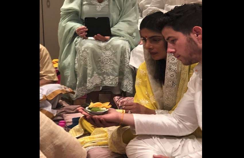 nick jonas and priyanka chopra ring ceremony photos viral