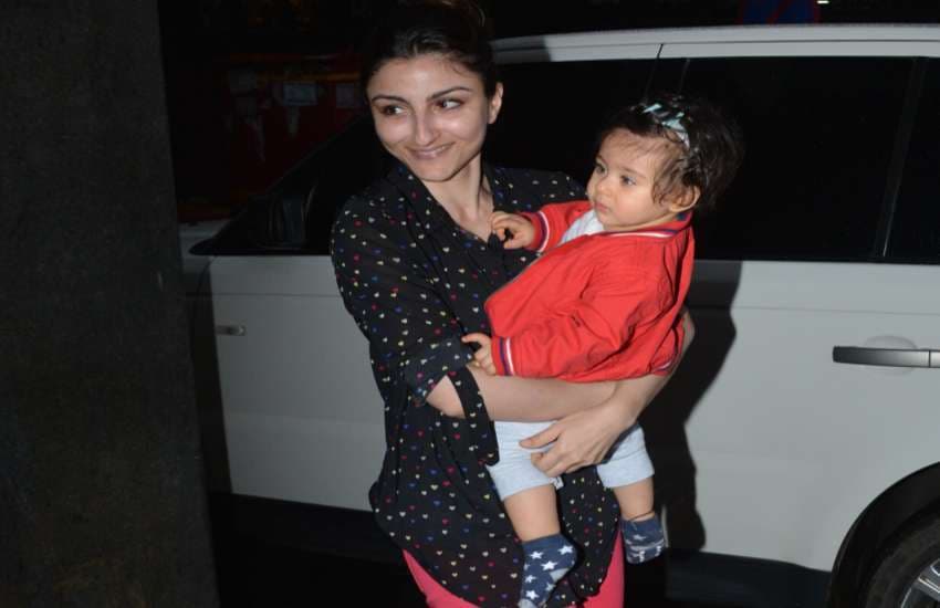 soha ali khan and inaya naumi khemu latest photos