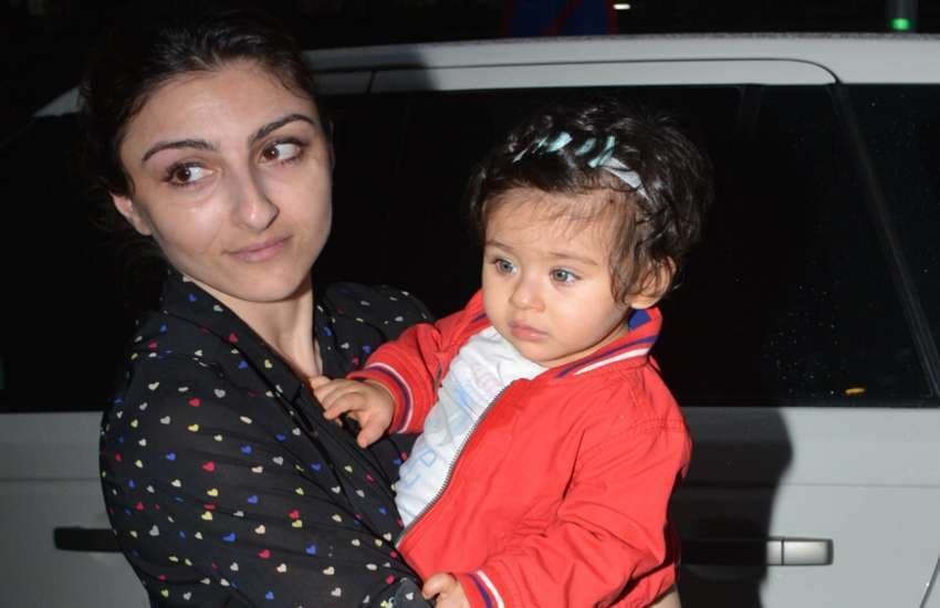 soha ali khan and inaya naumi khemu latest photos