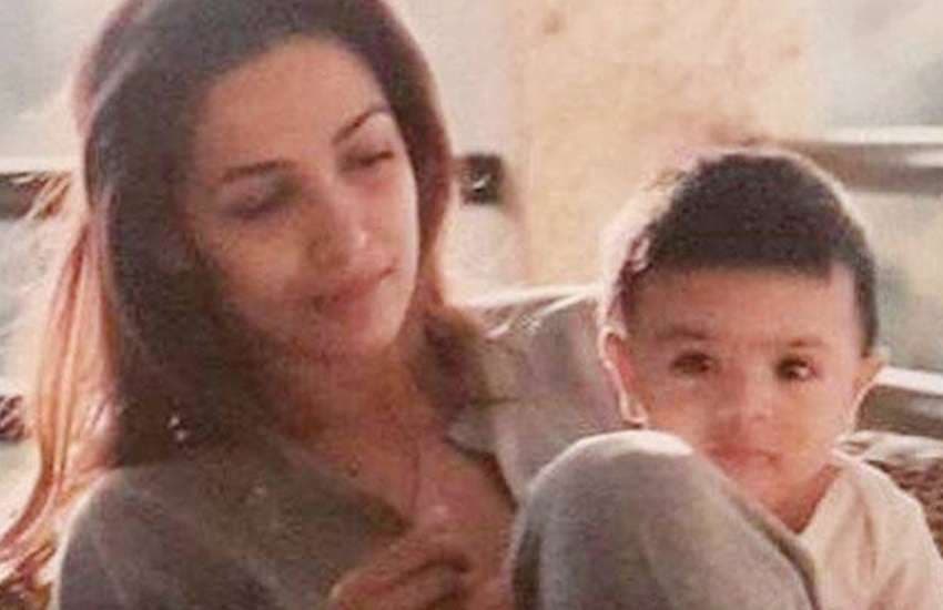 malaika arora unseen photos with his son arhaan khan