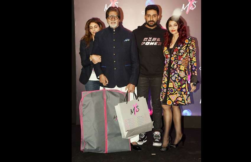 shweta bachchan new fashion brand store launch bachchan family photos