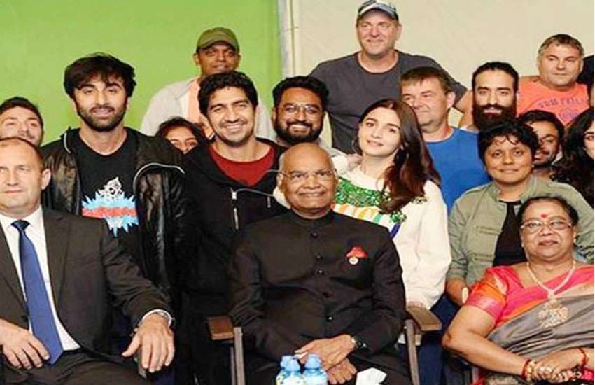 brahmastra stars ranbir alia president ramnath kovind in bulgaria